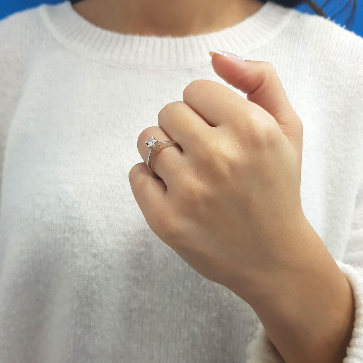 0.17 Carat Diamond Solitaire Ring