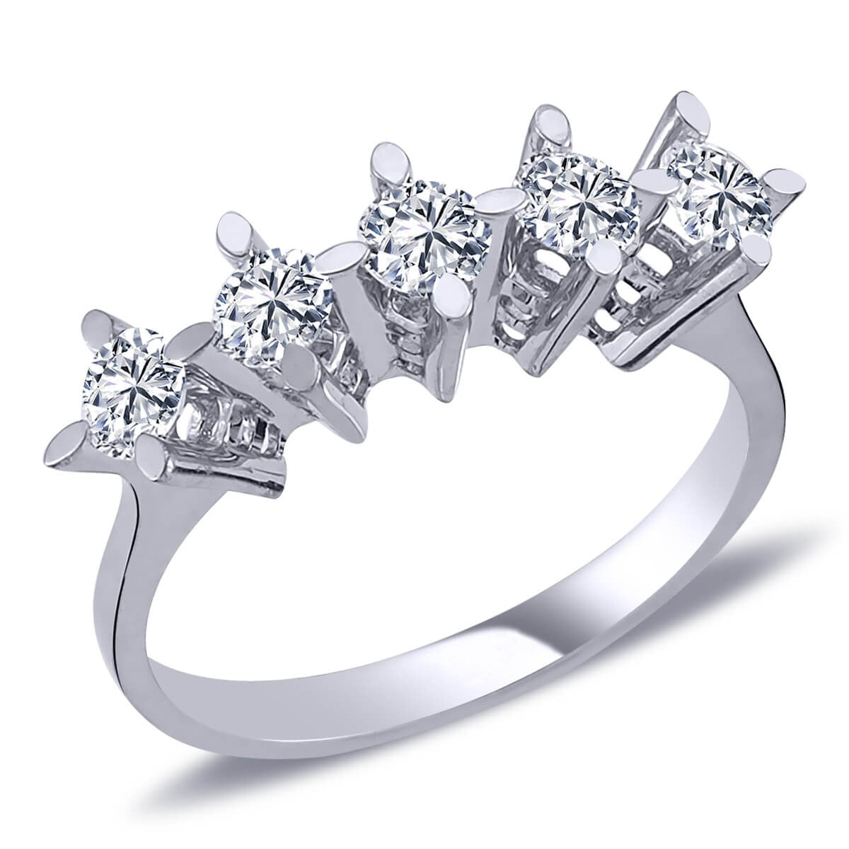 0.70 Carat Diamond Five-Stone Ring