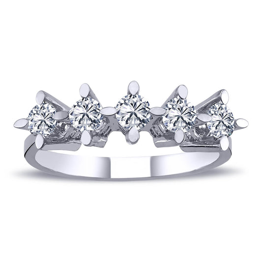 0.70 Carat Diamond Five-Stone Ring