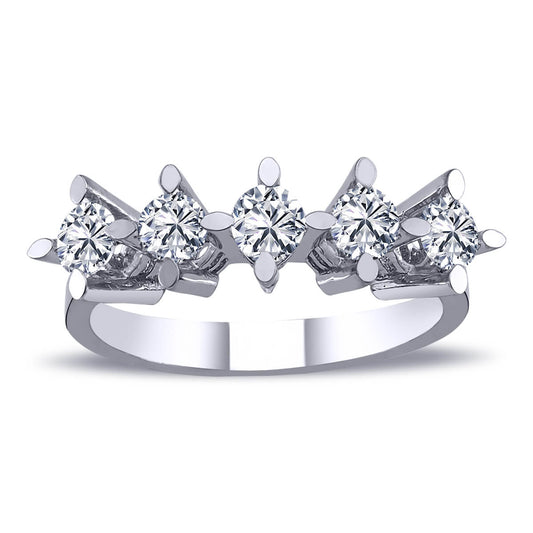 0.90 Carat Diamond Five-Stone Ring