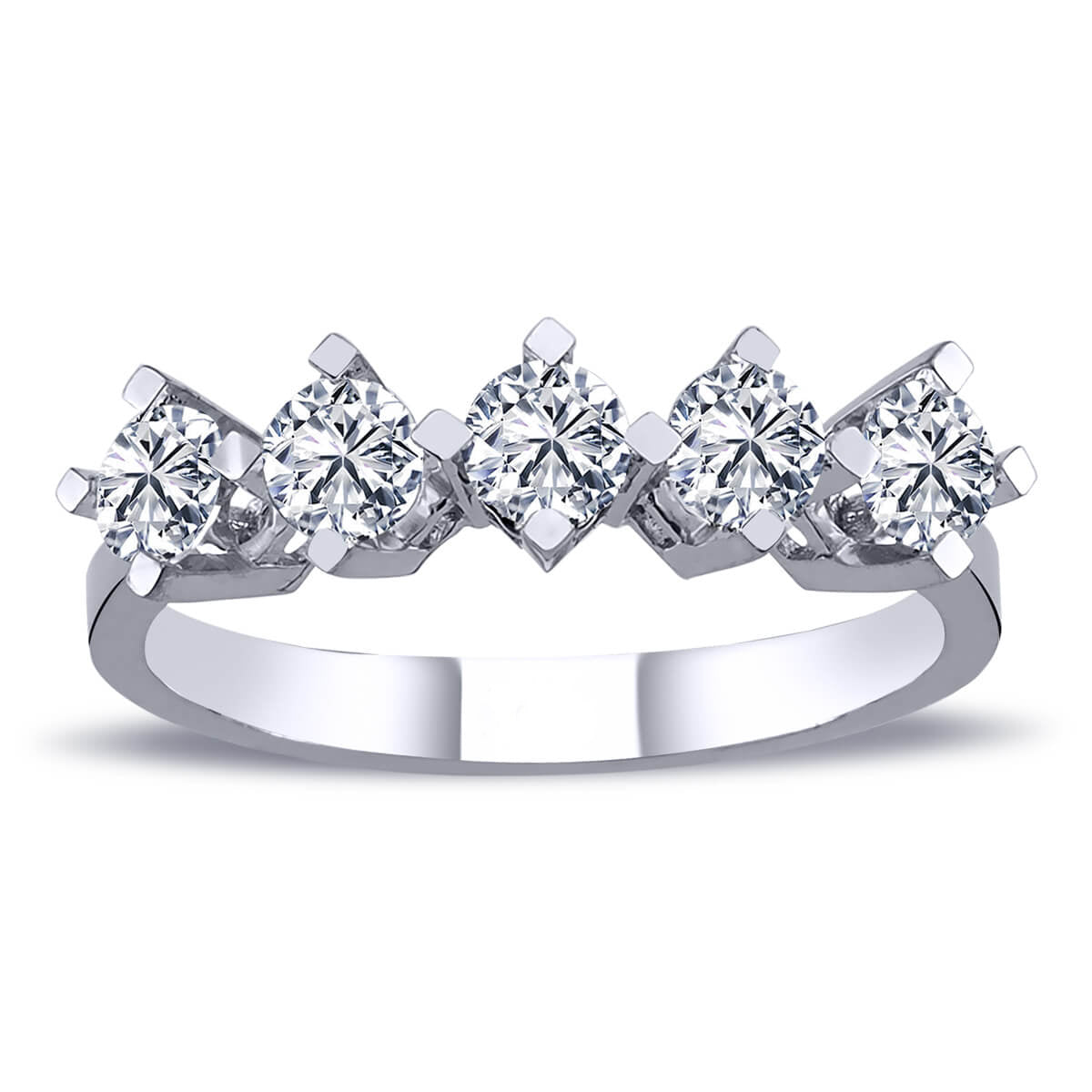 0.85 Carat Diamond Five-Stone Ring