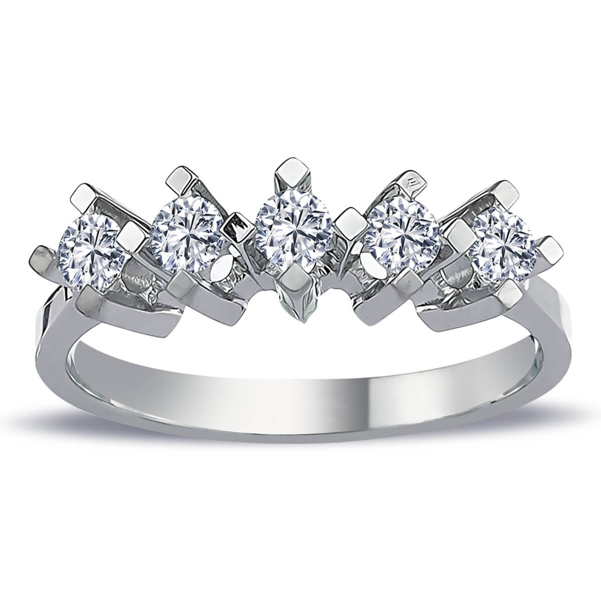 0.45 Carat Diamond Five-Stone Ring