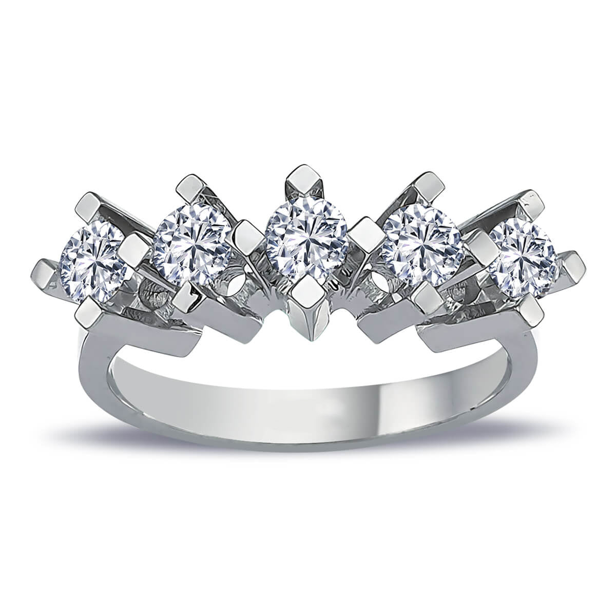 0.75 Carat Diamond Five-Stone Ring