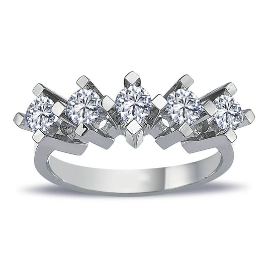 0.75 Carat Diamond Five-Stone Ring