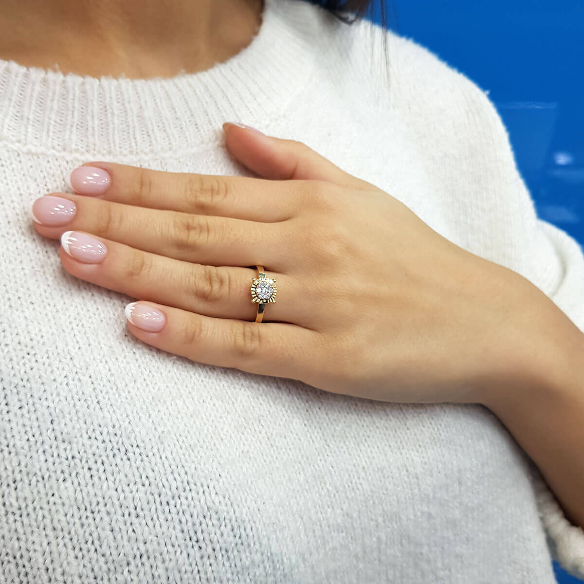 Diamond Large Eridu Ring