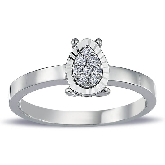 Diamond Teardrop Eridu Ring