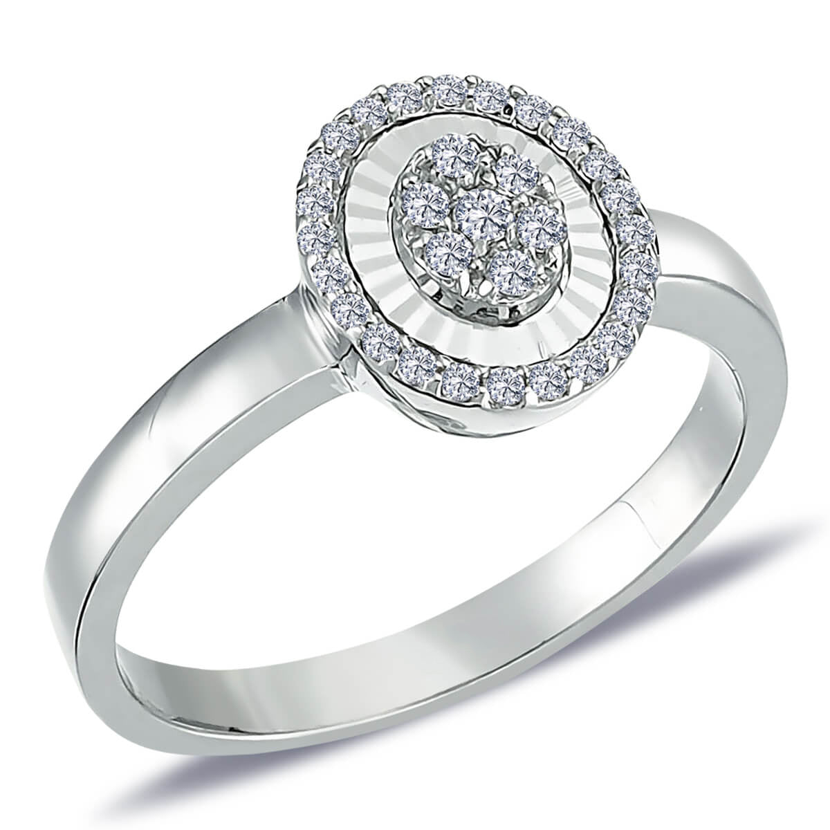 Diamond Oval Susa Ring