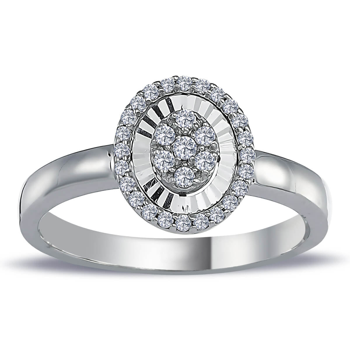 Diamond Oval Susa Ring