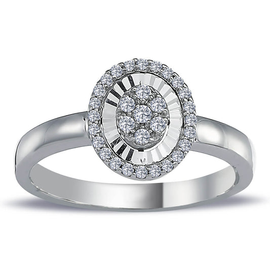 Diamond Oval Susa Ring