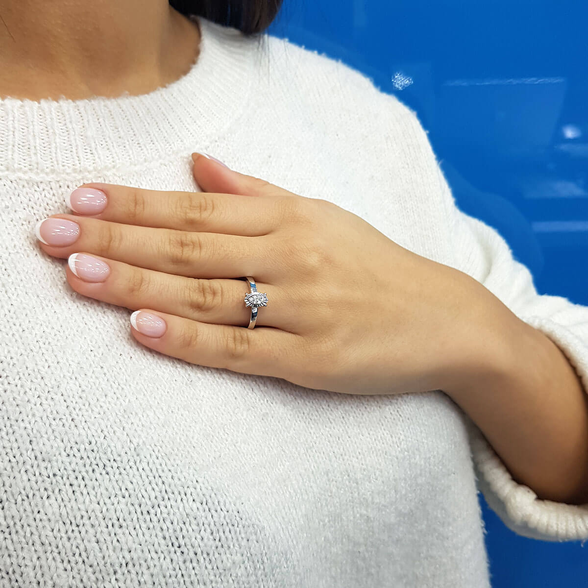Diamond Marquise Eridu Ring