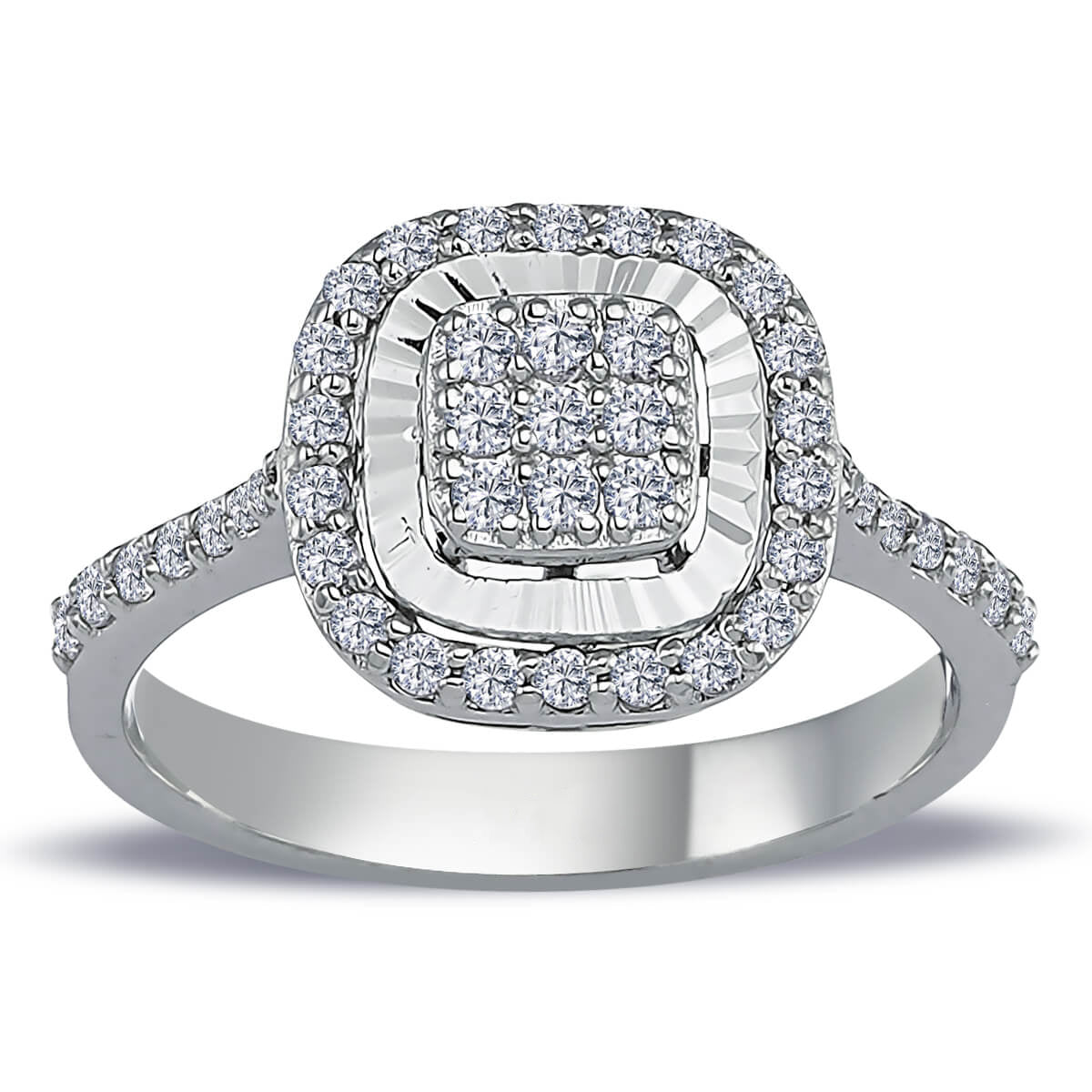 Diamond Cushion Susa Ring