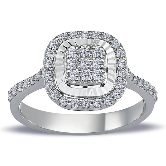 Diamond Cushion Susa Ring