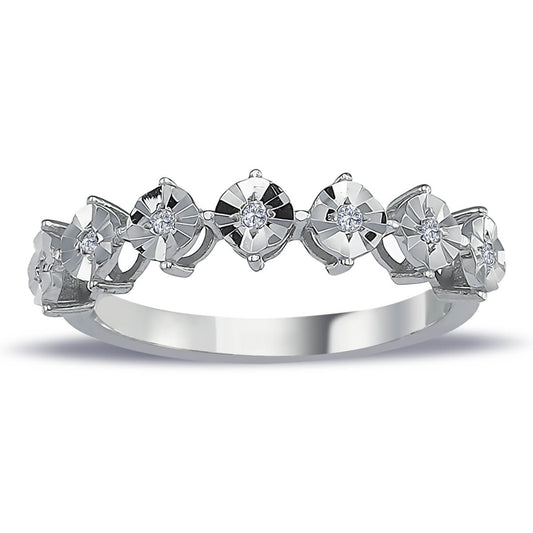 0.80 Carat Effect Diamond Seven Stone Ring