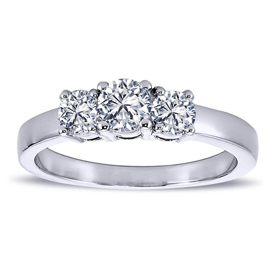 0.73 Carat Diamond Tria Ring