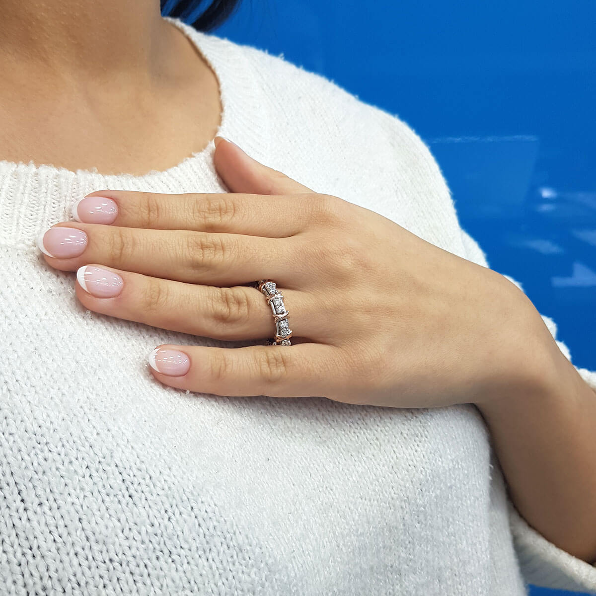 0.80 Carat Diamond Eternity Ring