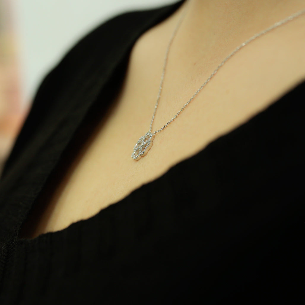 Diamond Clover Necklace