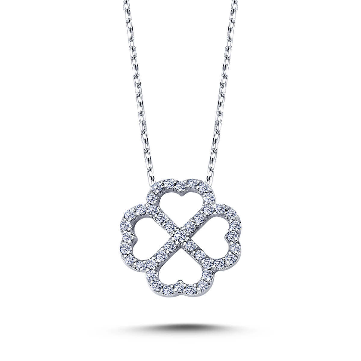 Diamond Clover Necklace