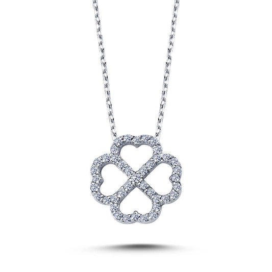 Diamond Clover Necklace