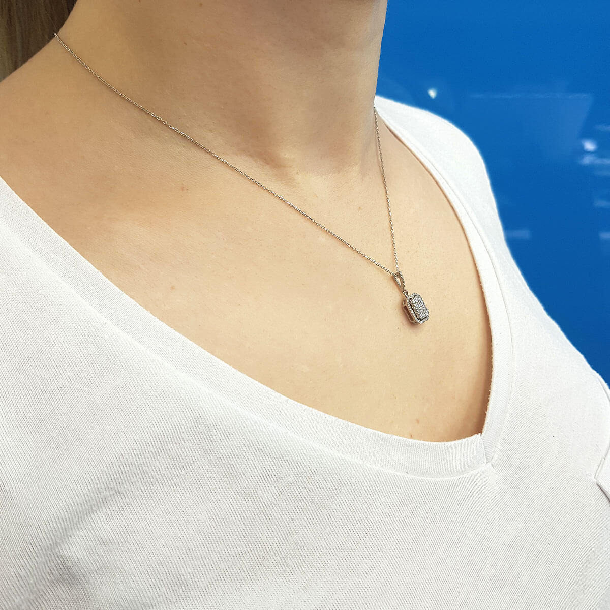 Diamond Large Ningal Necklace