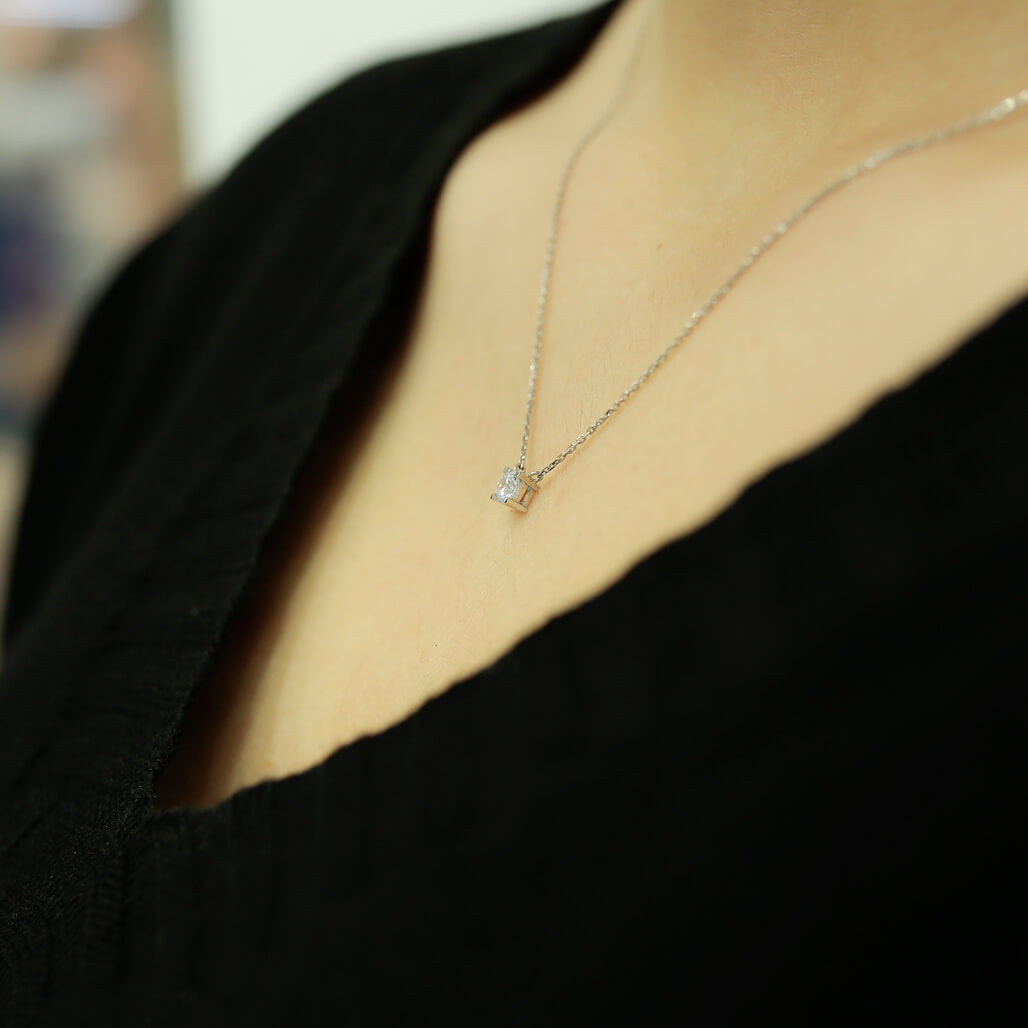 0.23 Carat Diamond Solitaire Necklace