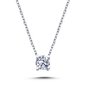0.23 Carat Diamond Solitaire Necklace