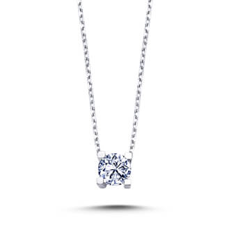 0.33 Carat Diamond Solitaire Necklace
