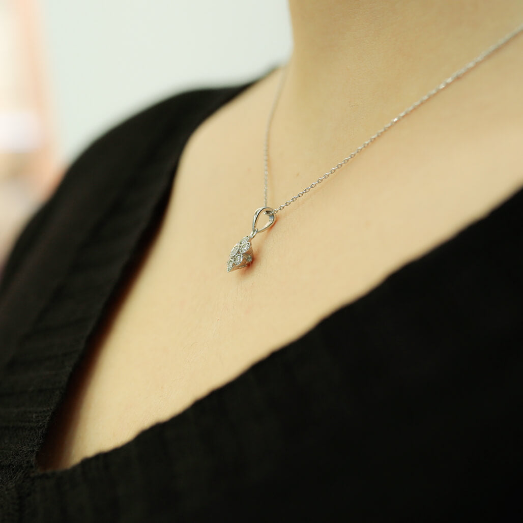 Diamond Stone Necklace