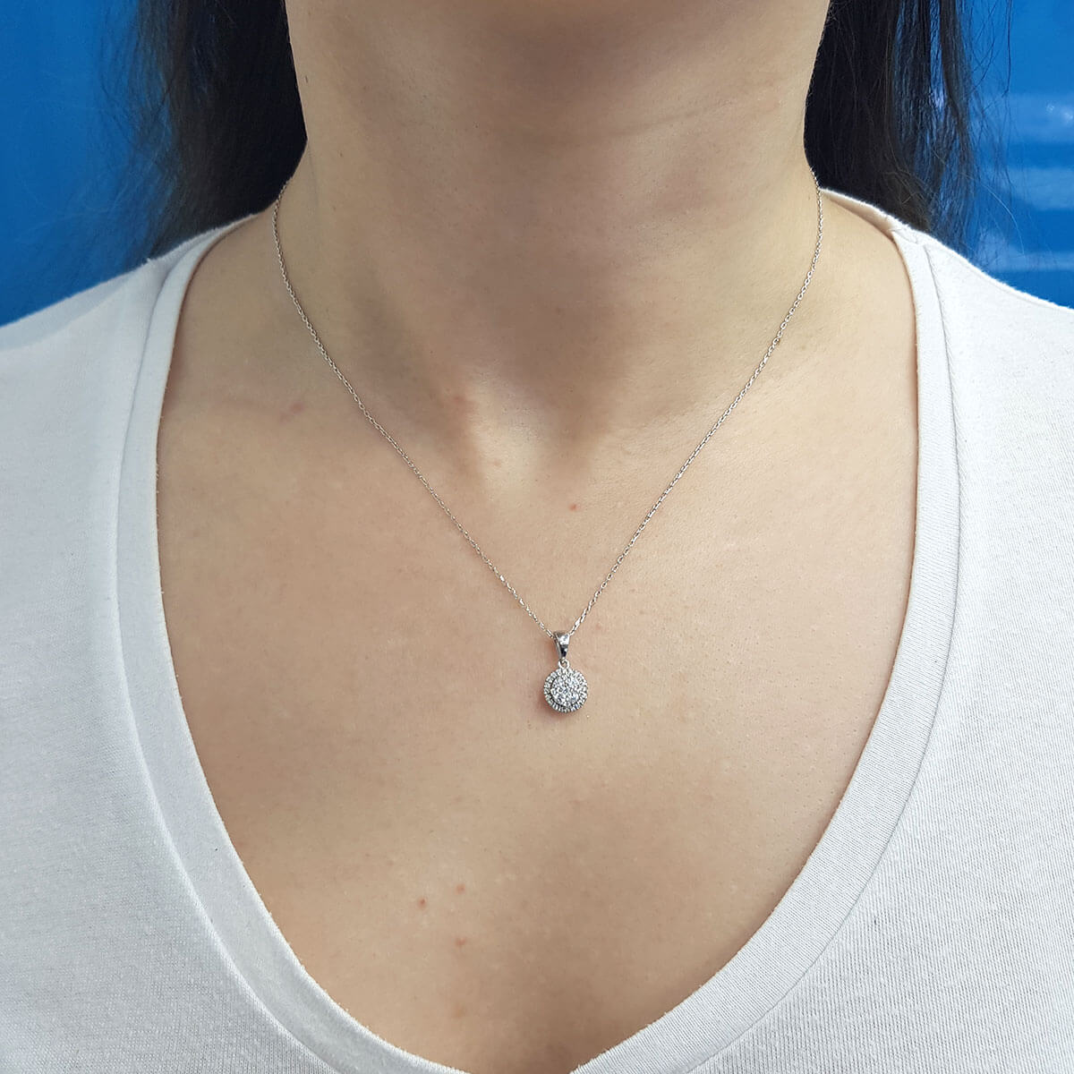Diamond Sunray Necklace