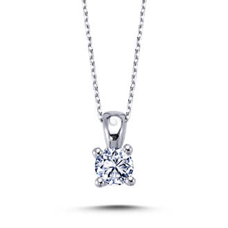 0.51 Carat Diamond Solitaire Necklace