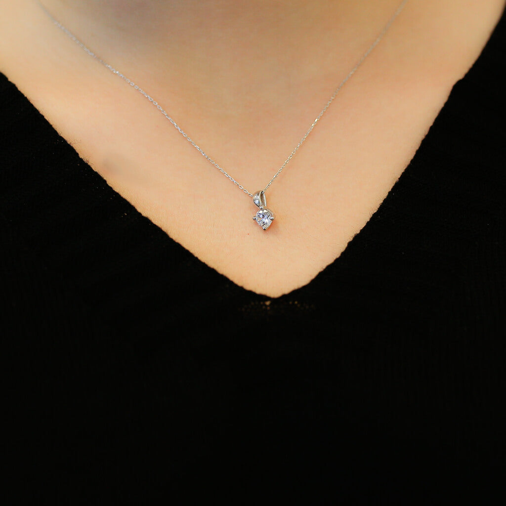 0.51 Carat Diamond Solitaire Necklace