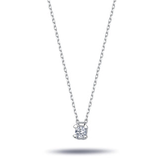 0.10 Carat Diamond Solitaire Necklace