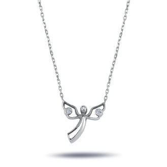 Diamond Angel Necklace