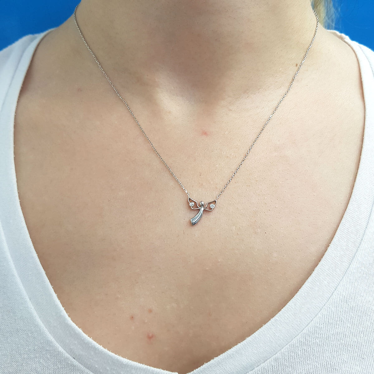 Diamond Angel Necklace