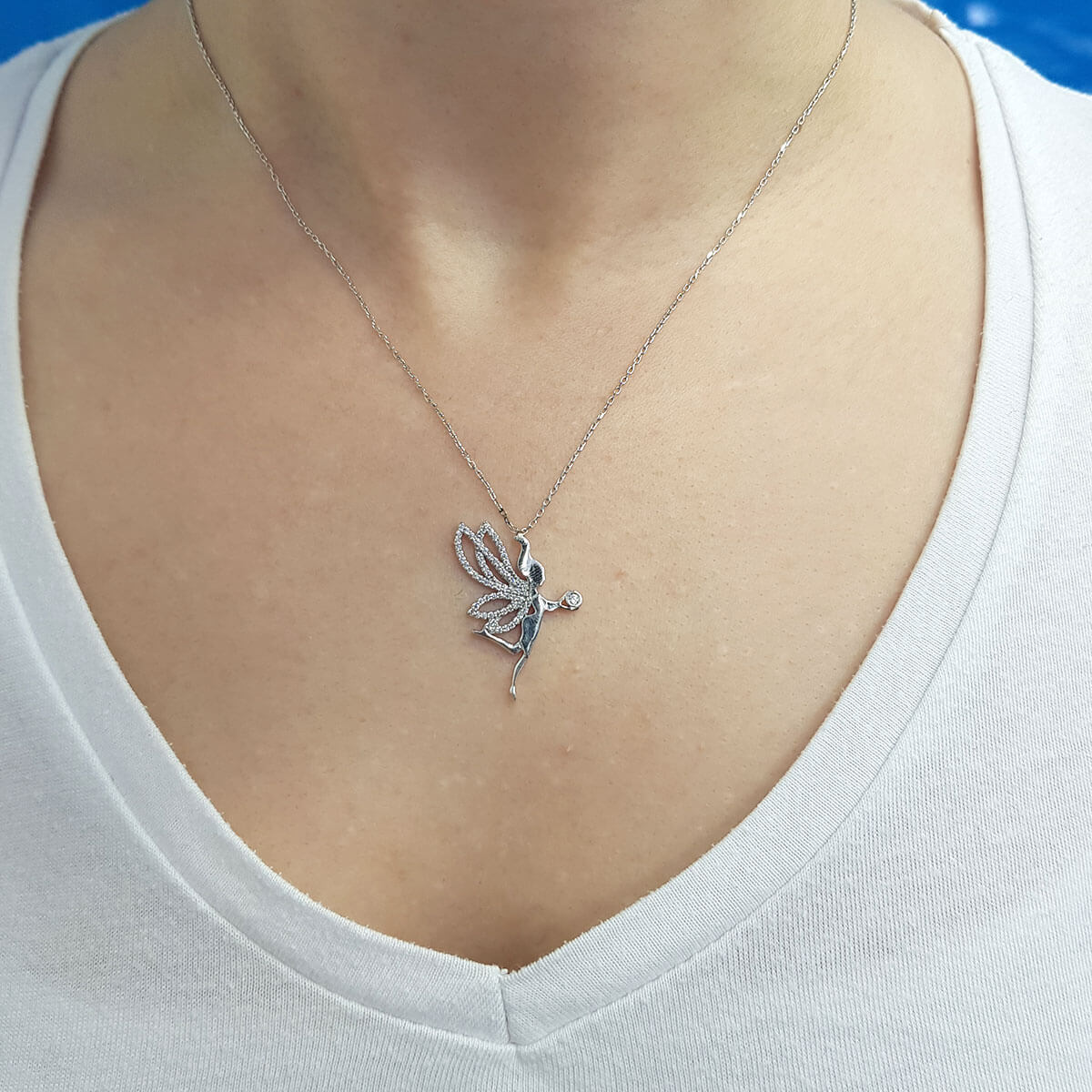 Diamond Water Nymph Necklace