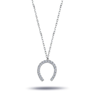 Diamond Horseshoe Necklace