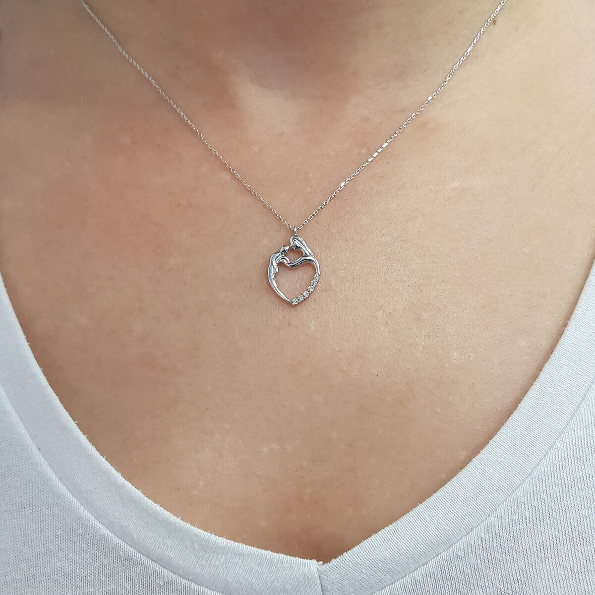 Mother and Child Necklace