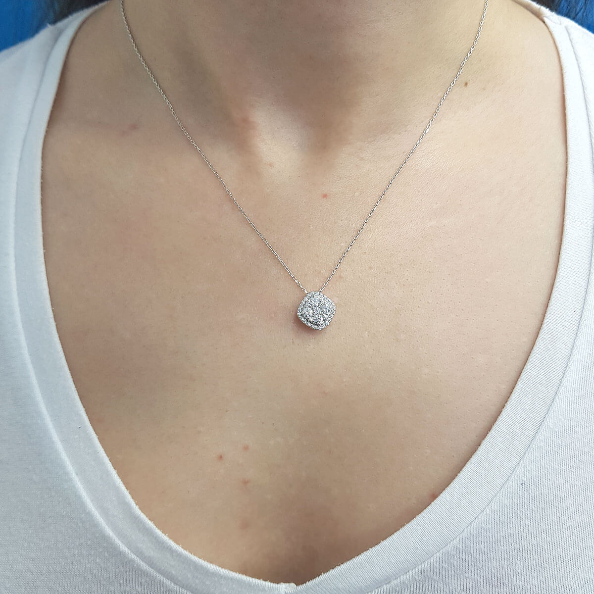 Diamond Paw Necklace