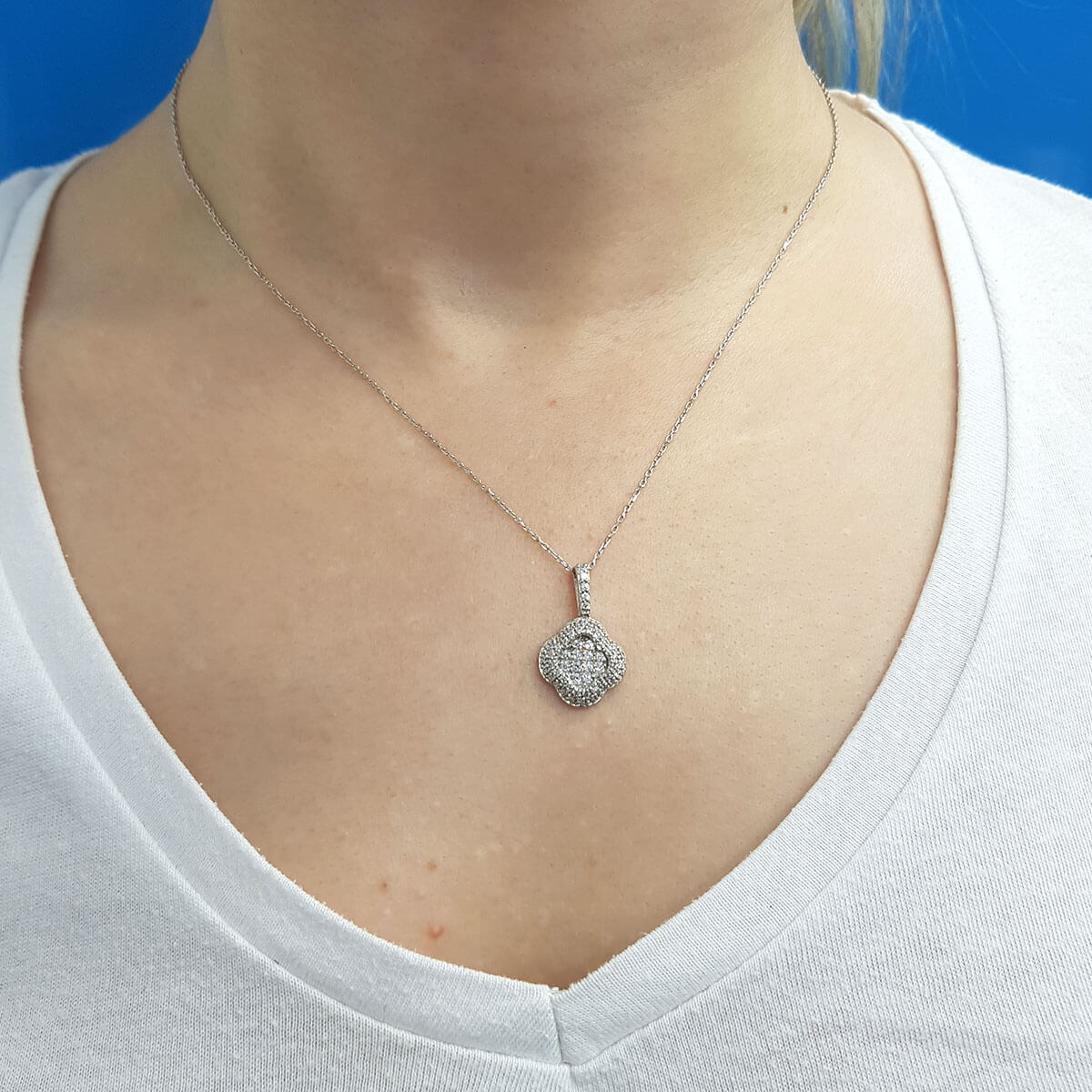 Diamond Quadruple Necklace