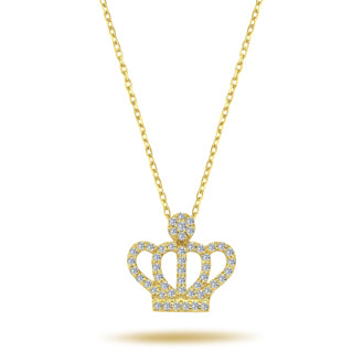 Diamond King's Crown Necklace