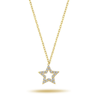Diamond Star Necklace