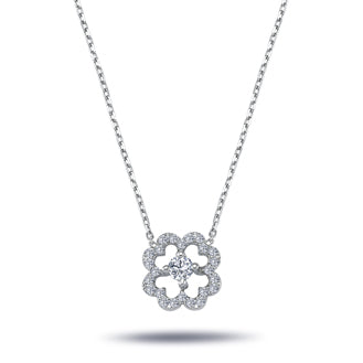 Diamond Four-Leaf Clover Necklace