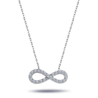 Diamond Infinity Necklace