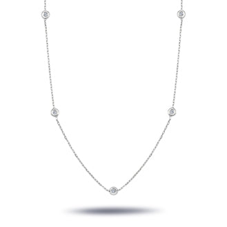 Diamond Station Necklace