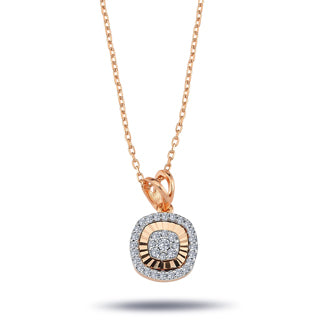 Diamond Cushion Susa Necklace