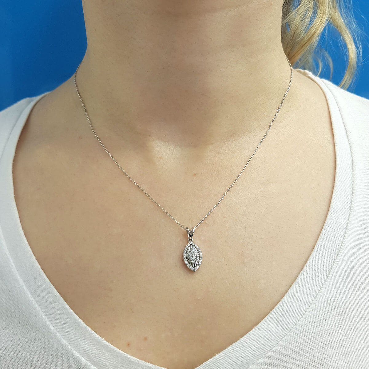 Diamond Marquise Susa Necklace