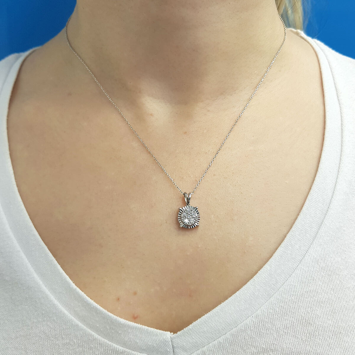 Diamond Round Eridu Necklace