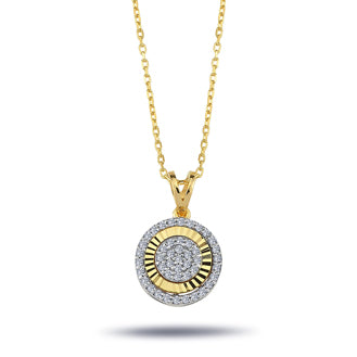 Diamond-Studded Large Round Susa Necklace