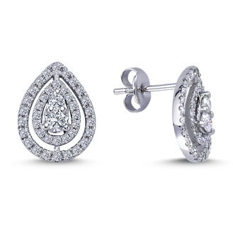 Diamond Teardrop Earrings