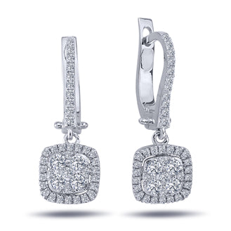 Diamond Paw Earrings