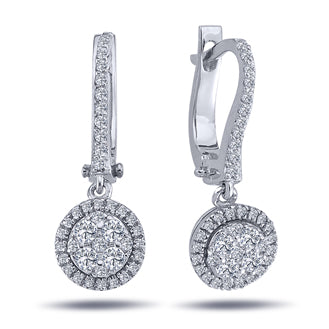 Diamond Sunray Earrings